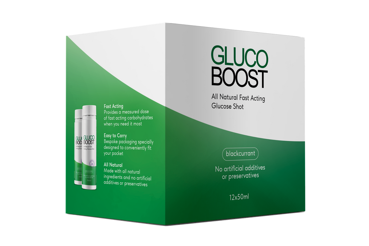 12 x 50ml Natural Blackcurrant Glucose Drink - 12 Pack