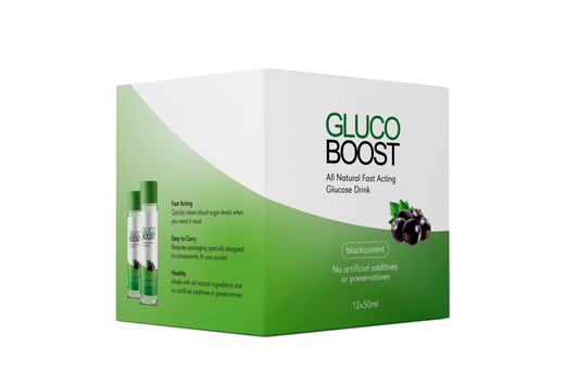 12 x 50ml Natural Blackcurrant Glucose Drink - 12 Pack